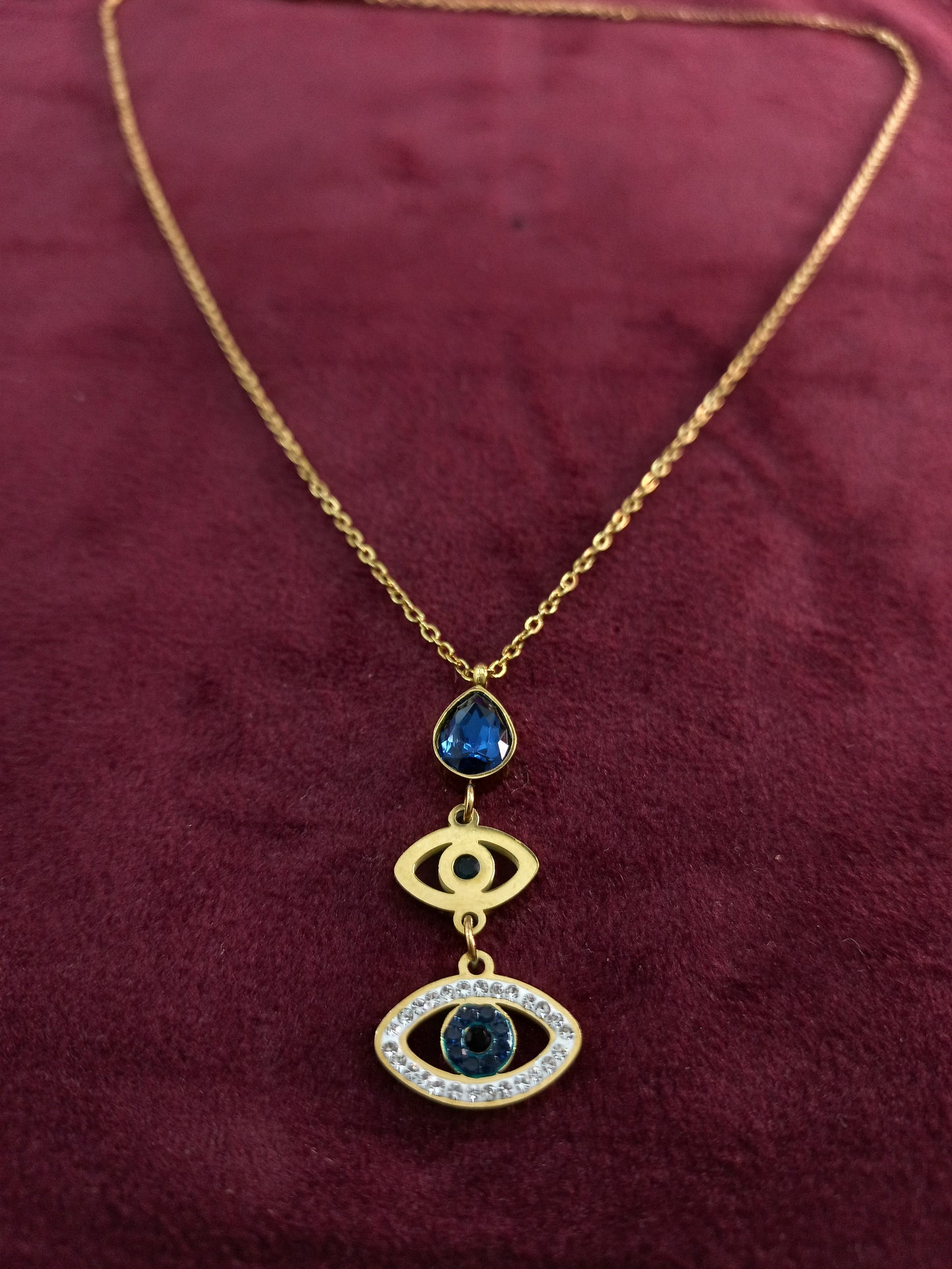 Evil-Eye Inspired Neckpiece