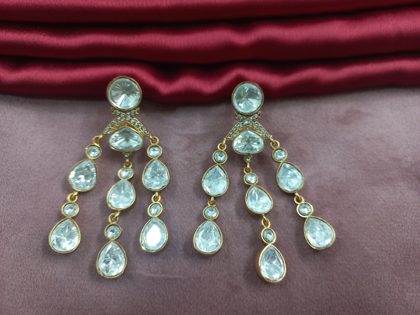 Moissanite Drop Earrings