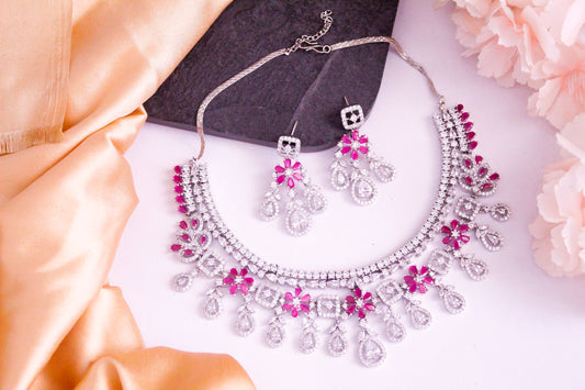 Ruby AD Necklace Set