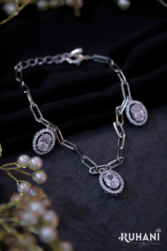 Silver Stone Bracelet