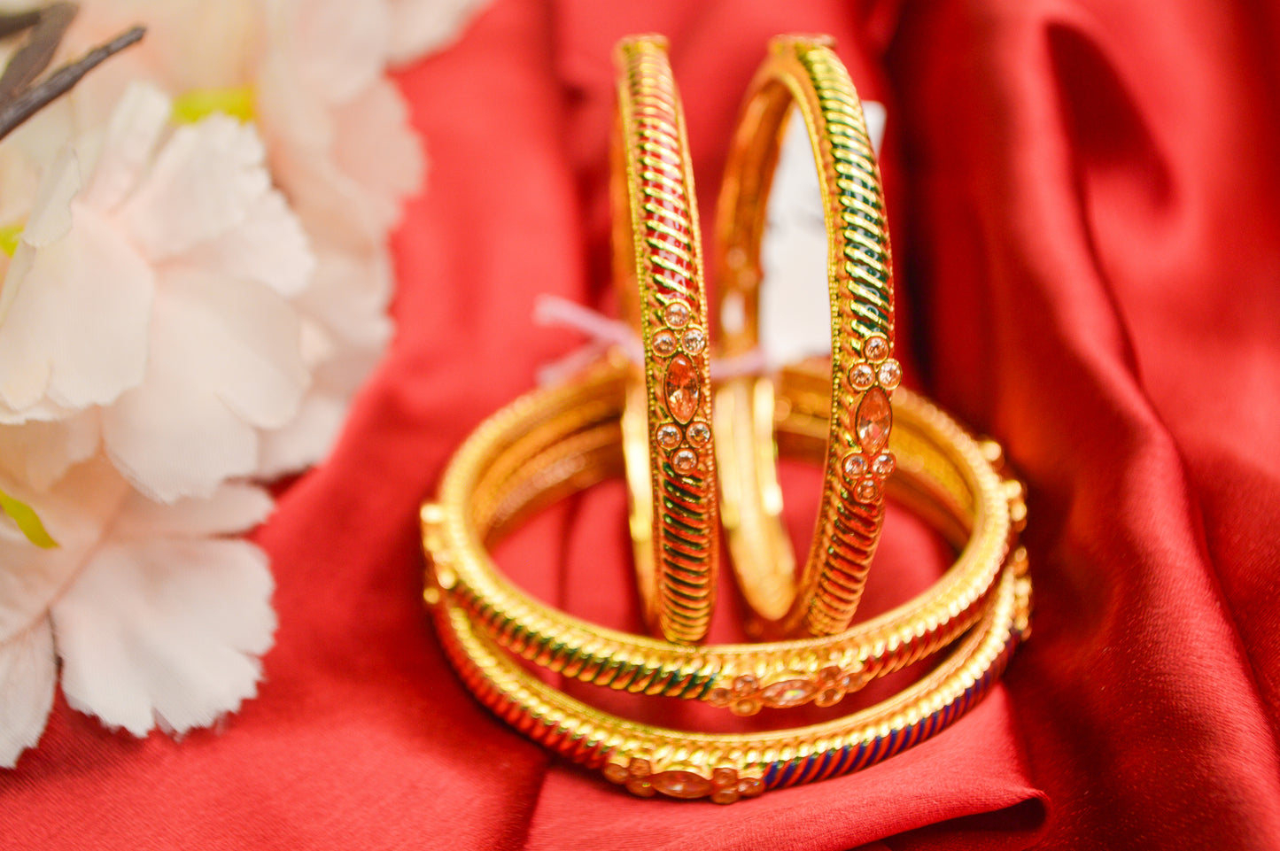 Tanvi Polki Bangles