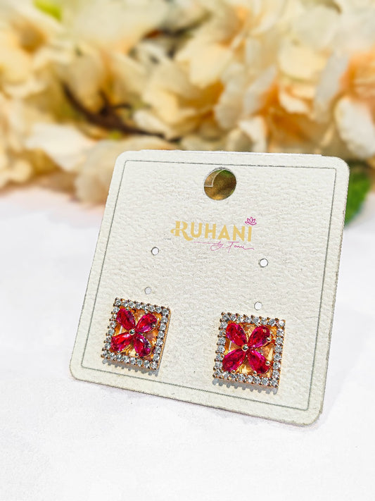 Geeta AD Changeable Earrings