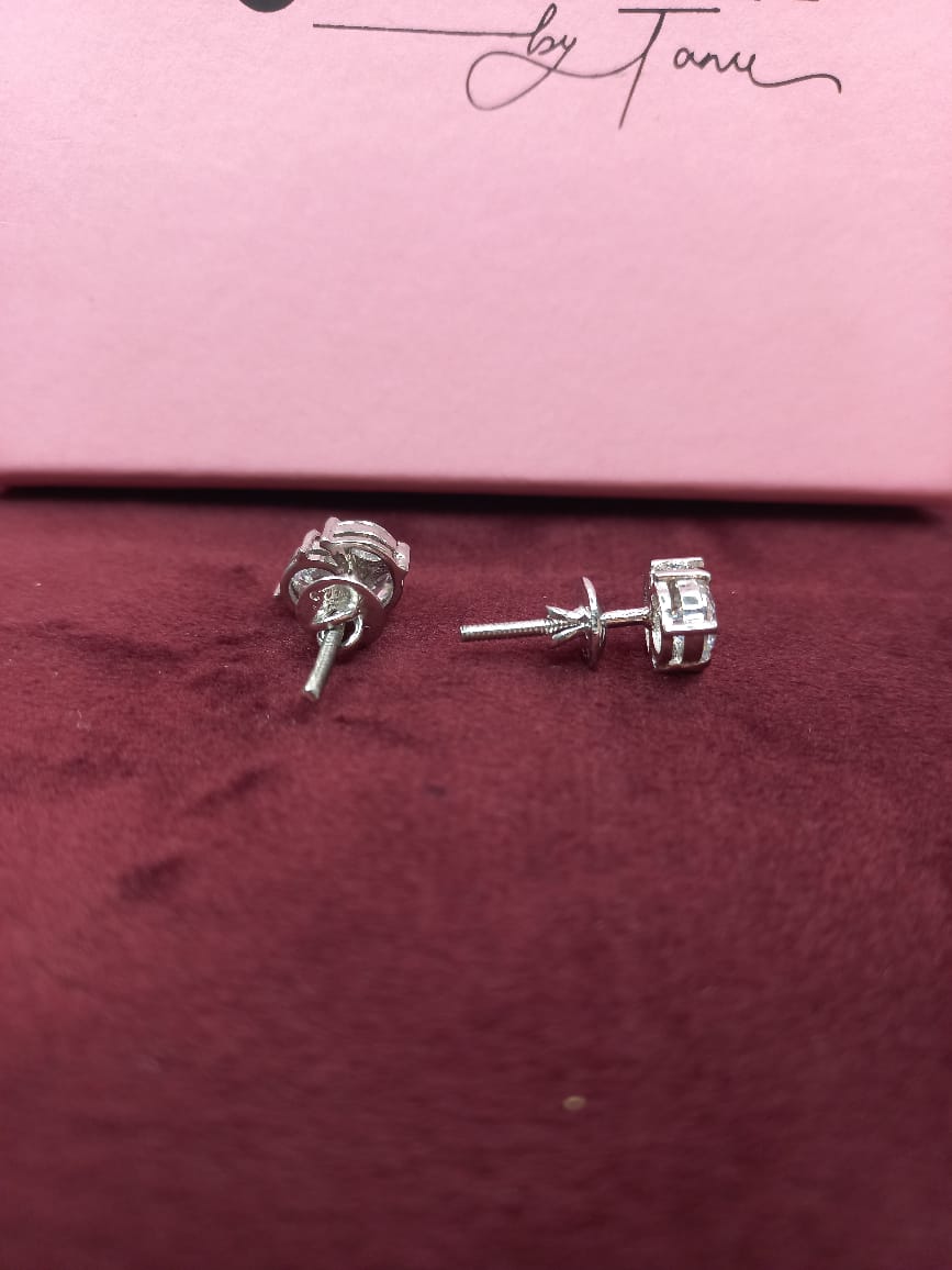 Flower- Based Sterling Silver Earrings