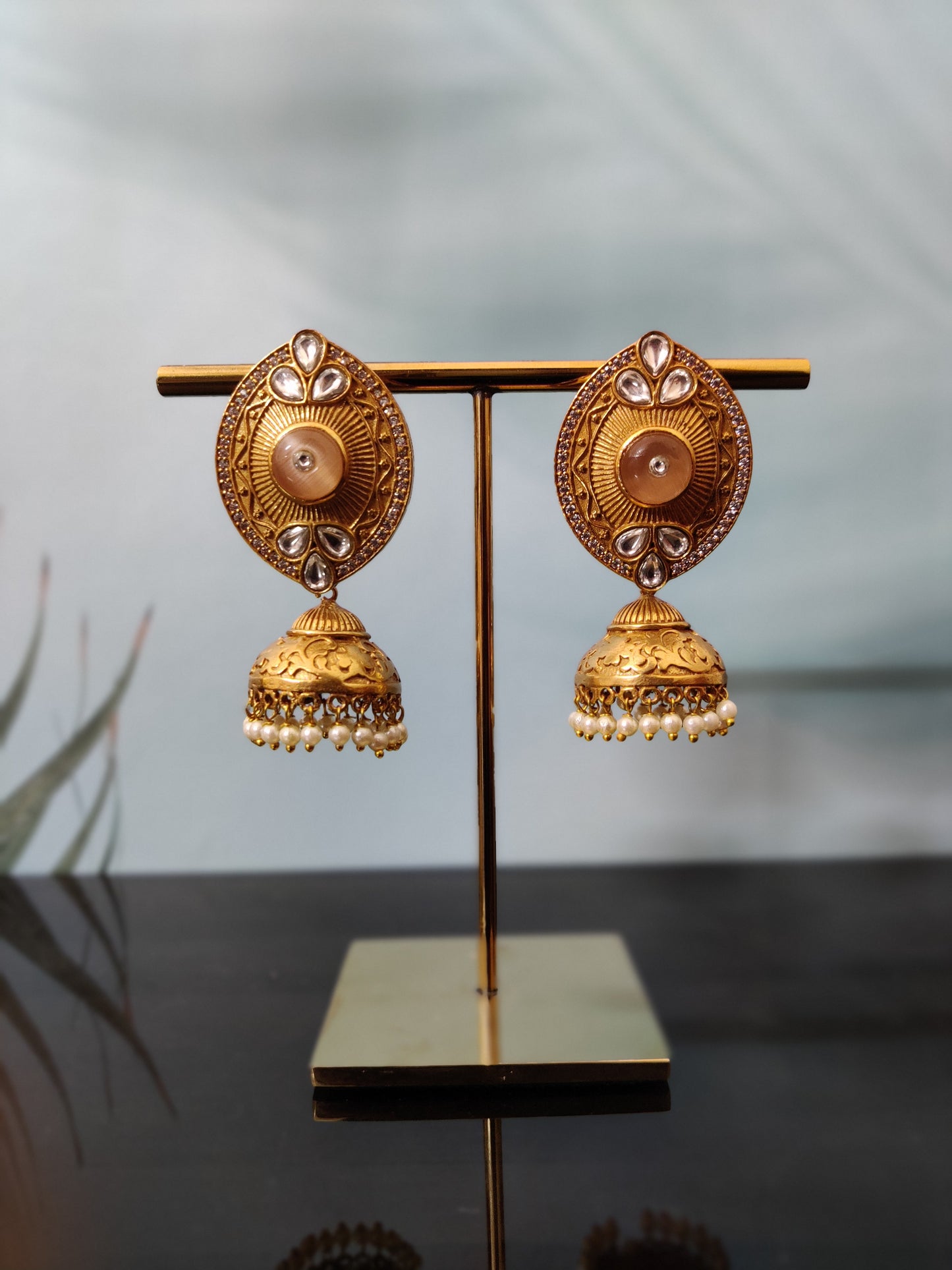 Sandhya Kundan Earrings