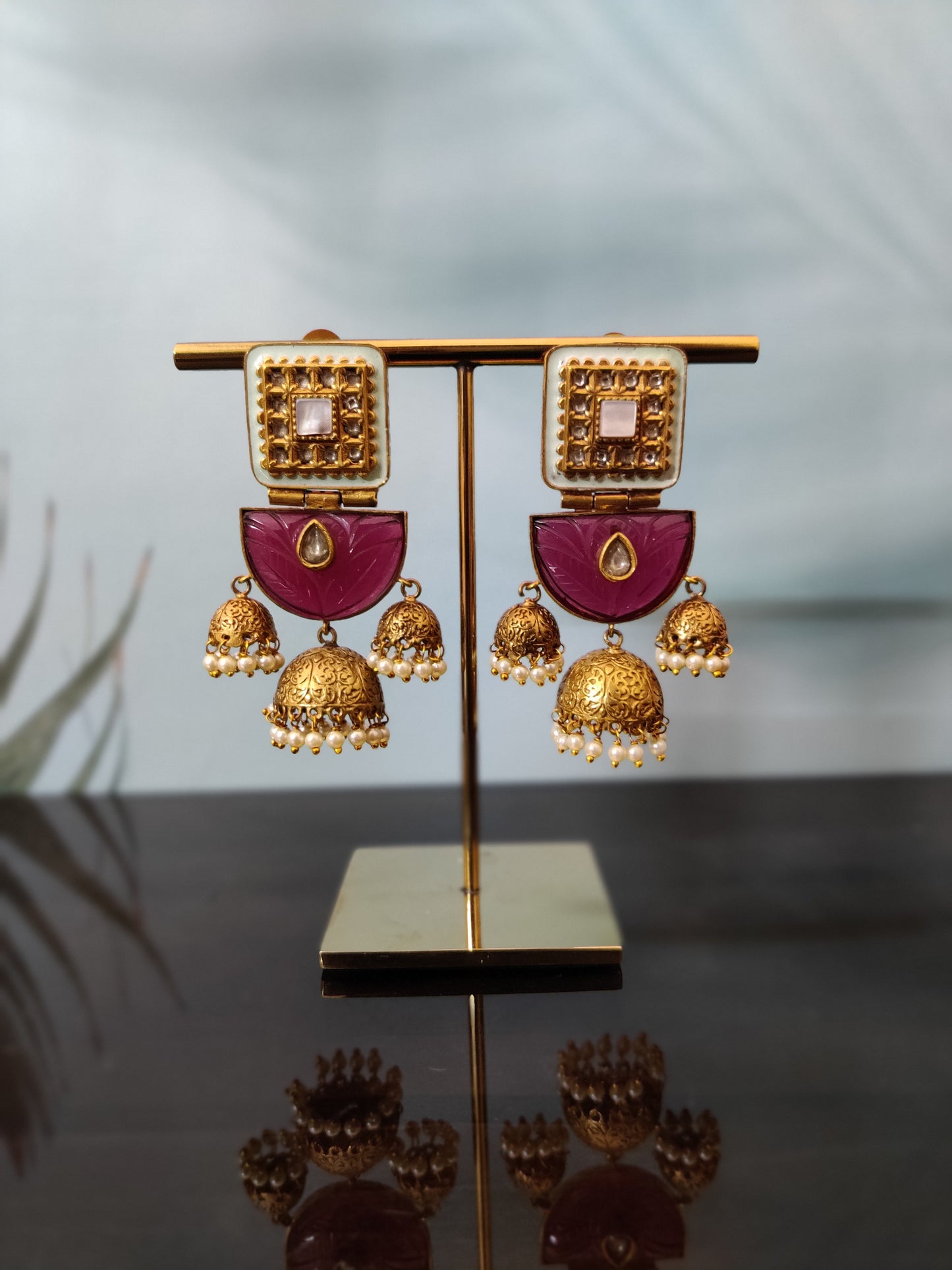 Yamini Kundan Earrings