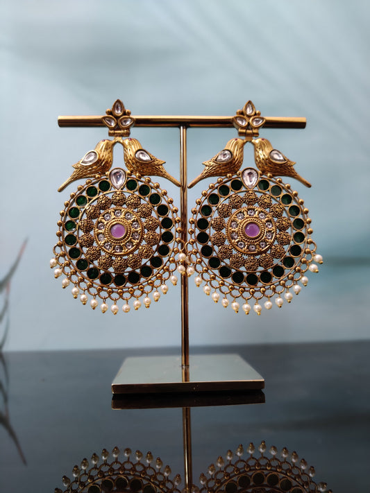 Vrishti Kundan Earrings