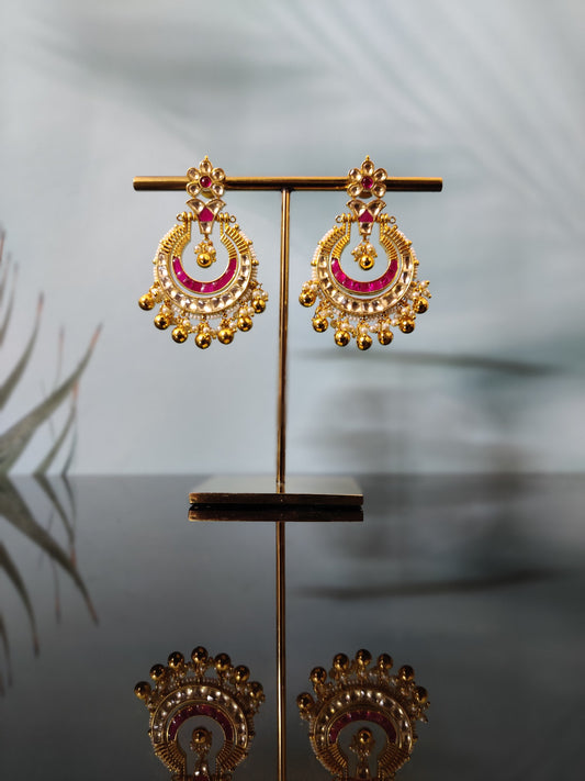 Maanvi Kundan Earrings