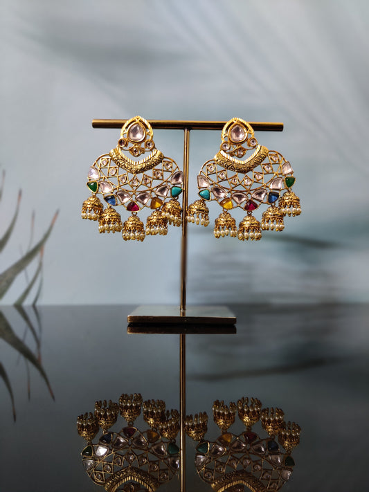 Charu Kundan Earrings