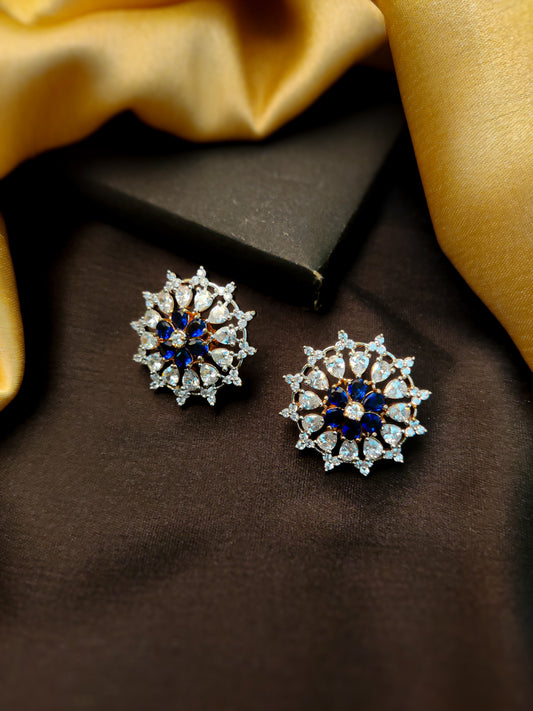 Shruti Blue AD Studs