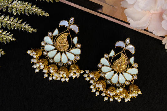 Naina Kundan Long Earrings