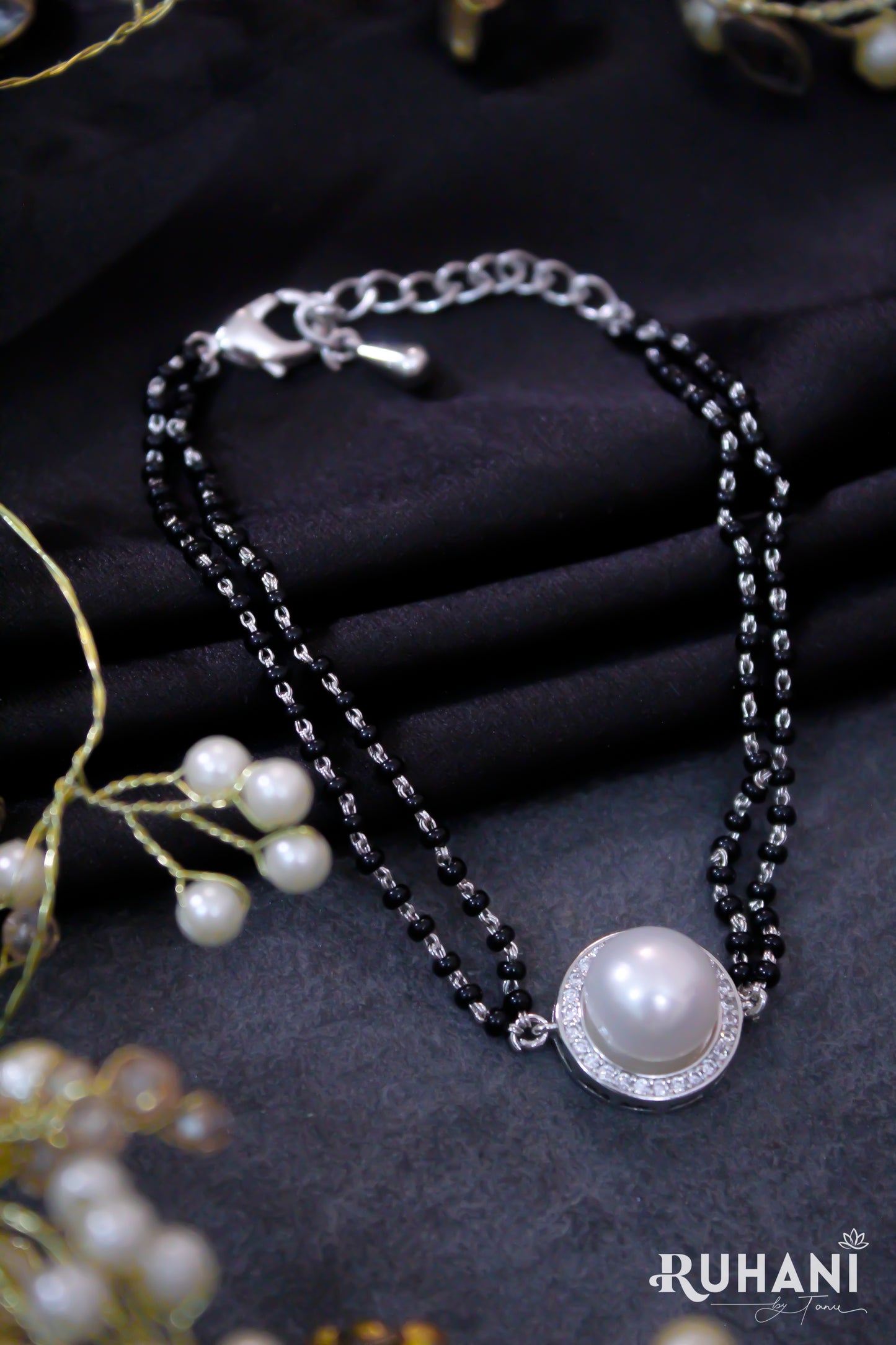 Pearl Mangal Sutra Bracelet