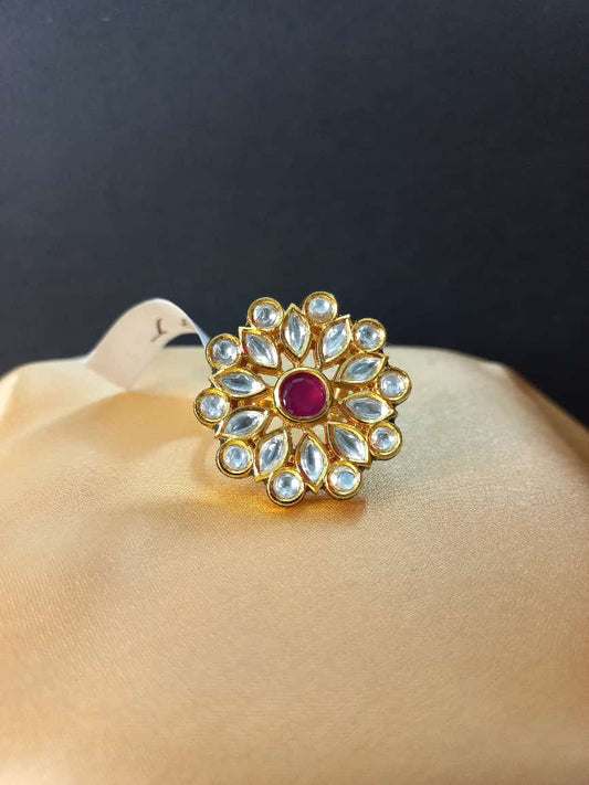 Bhavya Kundan Ring