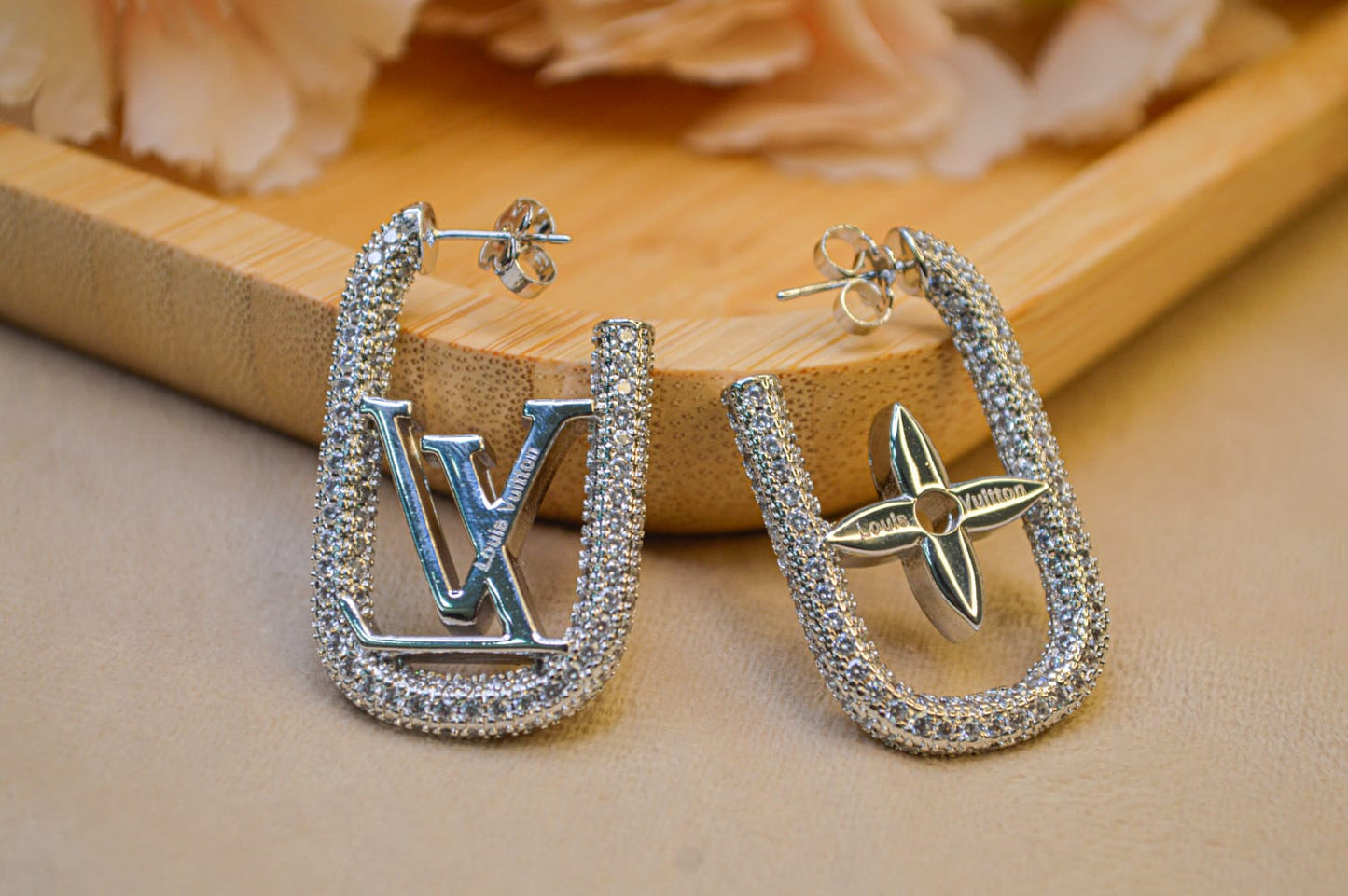 LV Inspired Earrings