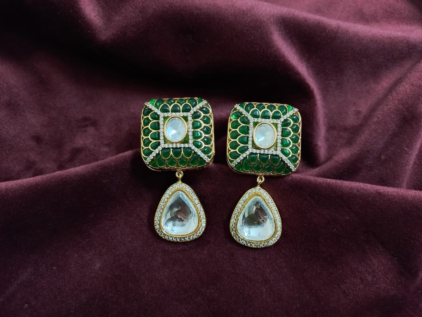 Srishti Kundan Earrings