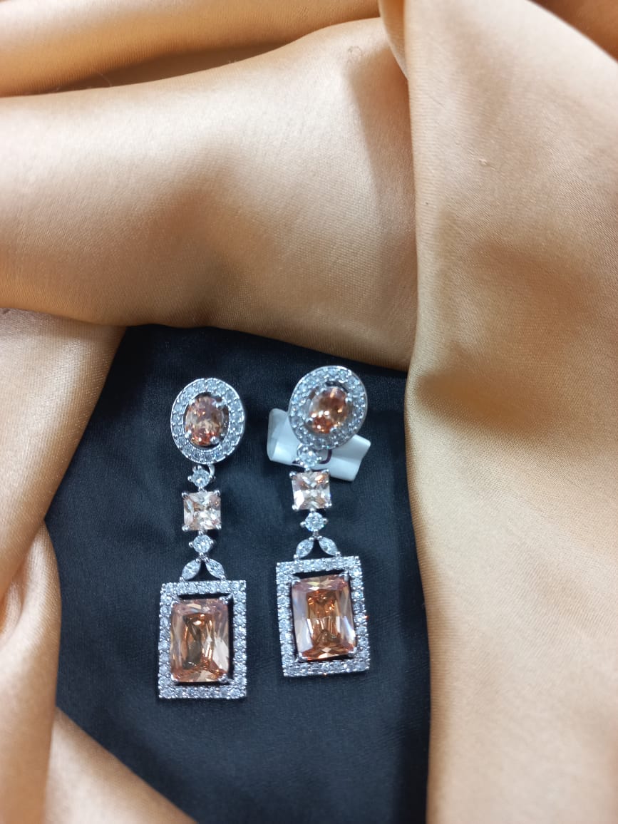 Tanya American Diamond Earrings