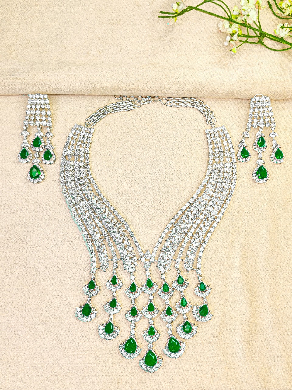 Diamond Stone Neckpiece